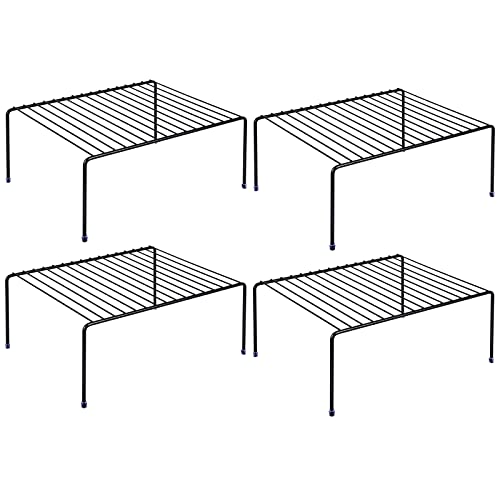 Set of 4 kitchen storage rack (13.1 x 10.2 in) - rust-resistant steel