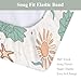 Boho Beach Summer Changing Pad Covers for Baby Girls Boys Retro Seaside Holiday Fitted Change Table Pad Covers Mats Sun Seashells Castle Soft Diaper Changing Pad Sheets for 32''×16'' Contoured Pad