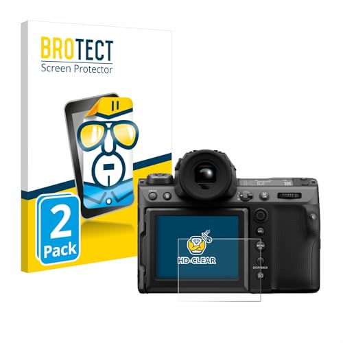 brotect 2-Pack Screen Protector compatible with Fujifilm GFX100 II - HD-Clear Protection Film