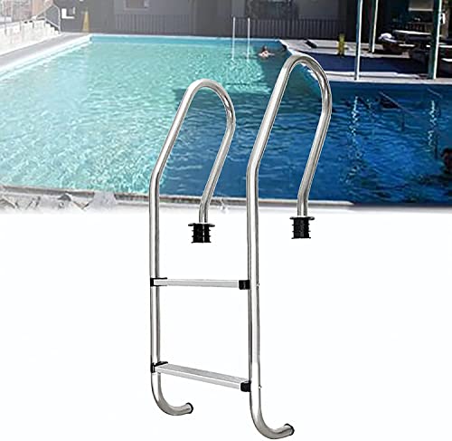 Escalera para piscina 2 peldaños acero inoxidable 304 miniatura 1