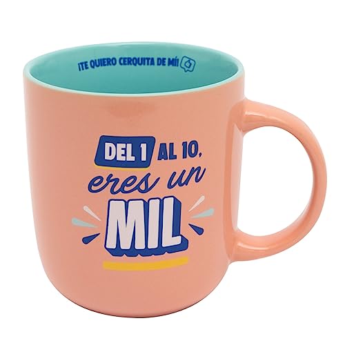 Mr.Wonderful Taza, Del uno al diez, eres un mil, 12 x 15,5 x 18,5