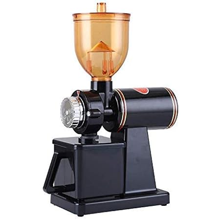 電動コーヒーグラインダー コーヒーグラインダー 8段階変速調整 小型 家庭用 電動 手作り家庭用 機械ステンレス鋼の刃 コーヒー店 ケーキ店ドーナツ店などに適用
