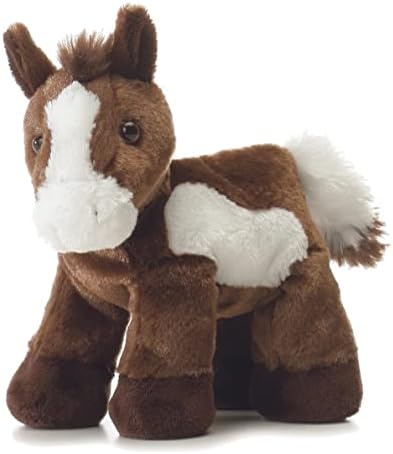 Aurora Paint Plush Horse & Beau Black Horse Mini Flopsie 8 Bundle image 5
