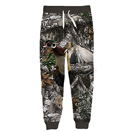 Pantalon de survêtement avec impression 3D résistante et coupe ample 4XL E - 3