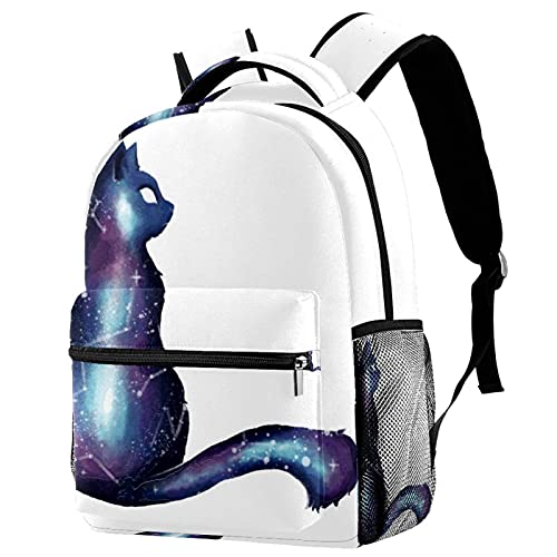 Sac à dos de voyage motif chat compagnon idéal des sorties scolaires