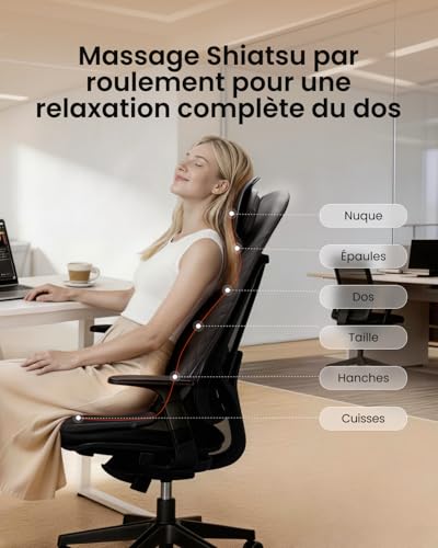 Masseur de Siège Shiatsu Chauffant RF-BM066 RENPHO