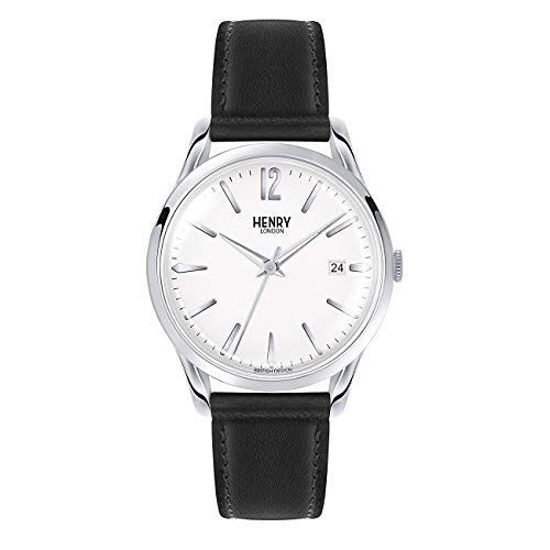 Imagen de Henry London Reloj Análogo clásico para Unisex de Cuarzo con Correa en Cuero HL39-S-0017