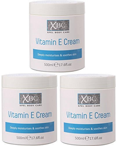 Crème à la vitamine E XBC soin hydratant quotidien pour toute la famille 3x500ml