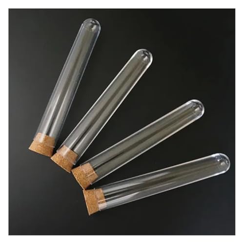 Tubes à fond rond en plastique transparent pour fournitures de laboratoire et verrerie