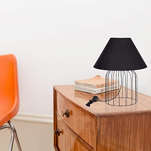 Image of Tu Casa Designer Black Table Lamp TB-06 Holder Type- E-27-(Bulb not Included)