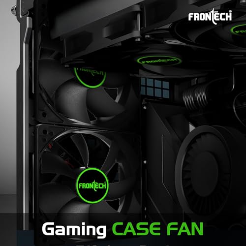 Image of Frontech Gaming Case Fan | 120mm ARGB High Performance Fan | High Airflow | Noiseless Operation | Hydraulic Bearing | 4-Pin Molex | Universal Fit | 1 Year Warranty (CPF-0012)