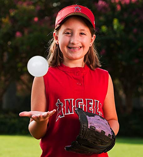 24 Pack Toddler & Little Kids Replacement T Ball Plastic Baseballs With Durable Mesh Bag - 2 Dozen Practice Toy Balls For Softball And Baseball Training (2.5 Inches) #TOP3