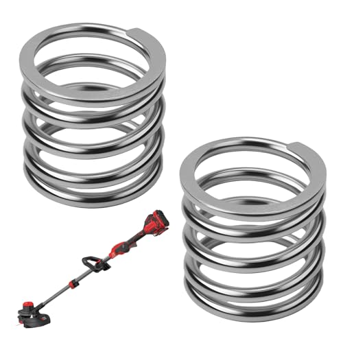 2 pièces Ressort de Débroussailleuse pour Makita DUR181 DUR181Z DUR141Z DUR140 DUR141, Hauteur 19 mm, Largeur 21 mm, Ressort de Compression, Ressort de Pression pour Tête de Coupe-bordures
