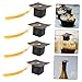 Gadpiparty 10pcs Mini Graduation Cap Wine Bottle Decorations Unique Graduation Creative Cake Toppers for Celebrating Academic Achievements for Dollhouse