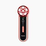 MASDERM - Masajeador Facial Eléctrico 4 en 1, Aparato de Radiofrecuencia con Luz LED, Tratamiento Facial Reafirmante y Antiedad Mujer, Efecto Lifting para Cara y Cuello, Piel Firme y Radiante