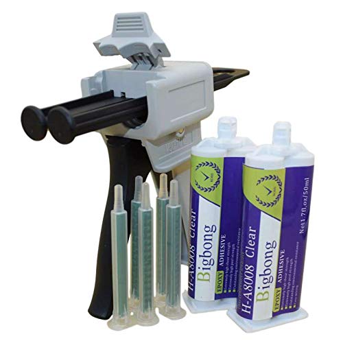 Buy Bigbong 11 Dispensing Gun Manual Applicator Adhesive Dispenser & 5pcs Static Mixing Nozzles