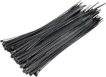 MAGNITUDE Zip Ties Cable Ties Straps 100 Pcs Pack Plastic Nylon 50lb Strength Heavy Duty (8")