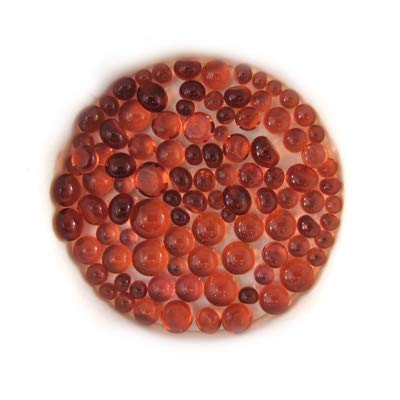 Burnt Scarlet Striker, Tint Frit Balls FB1823 COE 90 Glacial Art Glass-image-12