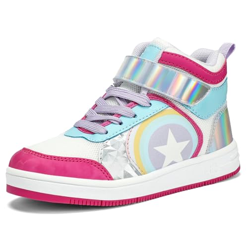 Rainbow High Tops Sneakers for Girls Unicorn Toddler Girls Shoes2