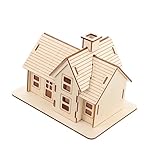 Uonlytech 1 Set diorama puzzles for adults adult puzzle wooden jigsaw puzzles wooden puzzle for adults wooden house model assembly house puzzle funny puzzles model house manual log cabin 3D