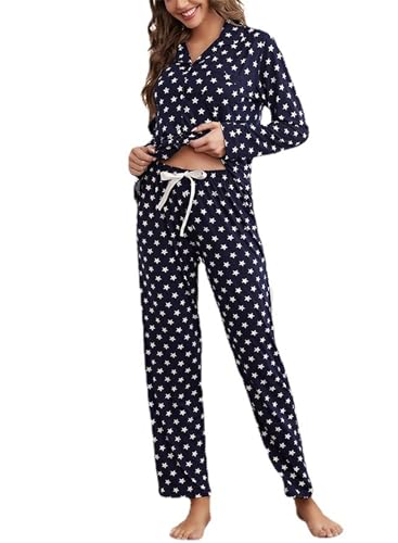 Ensemble nuit femme chic avec col cranté et finitions haut de gamme pour un sommeil raffiné