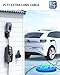 EVDANCE Level 2 EV Charger (32Amp, 240V, NEMA 14-50P), 7.68kW Fast Portable & Home Electric Car Charger with 25ft Cable, Adjustable Current/Delay Chargin for J1772 EVs