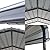 GREEN PARTY 12 x 25 ft Metal Carport Kits with Galvanized Steel Roof & Removable Sidewalls, Heavy Duty Metal Carport Canopy, Outdoor Car Tent Metal Garage Shelter for Car, SUV, Truck and Boats, Grey