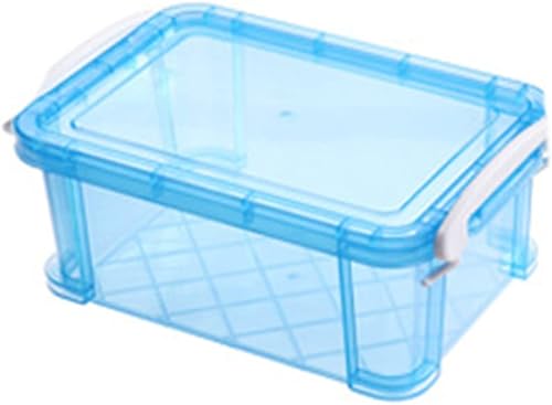 Miniatura 2 de Tarjetero transparente con tapa hermética extraíble, caja de colección de tarjetas de notas, organizador de tarjetas flash para oficina y escuela