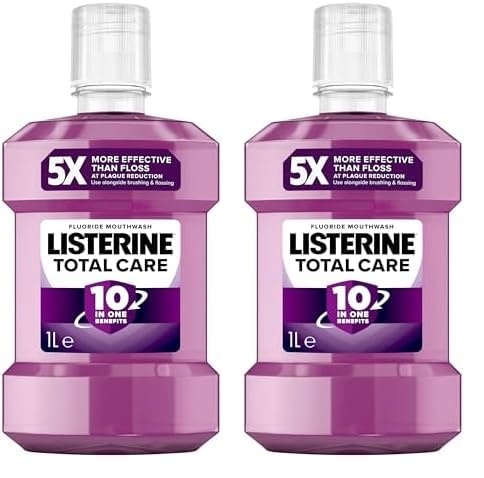 Listerine Total Care Mouthwash 1L (Pack of 2)