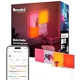 Nanoleaf Blocks LED Lights, Smart Light Panels Square WiFi LED Wall Lights with Music Sync, Wall Decor Lights Starter Kit Compatible with Alexa, RGBW, Light Panels for Gaming Room (5 Pack)