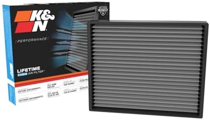K&N LIFETIME Cabin Air Filter: Premium, Washable, Clean Air for your Cabin: Compatible with 2021-2022 FORD Bronco, VF2078