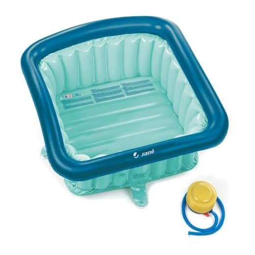 Jané Reductor para Plato de Ducha de 60x60 cm, Hinchable, 70 Litros, Incluye Inflador, con Ventosas y Tapón de Drenaje