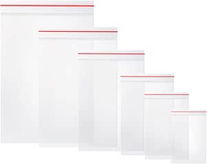 300 Mini Sacchetti Richiudibili Autosigillanti In Plastica Trasparente Con Chiusura Lampo, 40 X 60 Mm - Foto 11