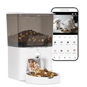 Automatic Cat Feeder with Camera, 6...