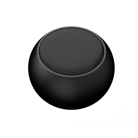Genérico Mini Bluetooth Speaker, Hands-Free Bluetooth Speaker with Strap, 3W with Built-in Selfie Shutter, Microphone and Buttons for Easy Operation, Black – New