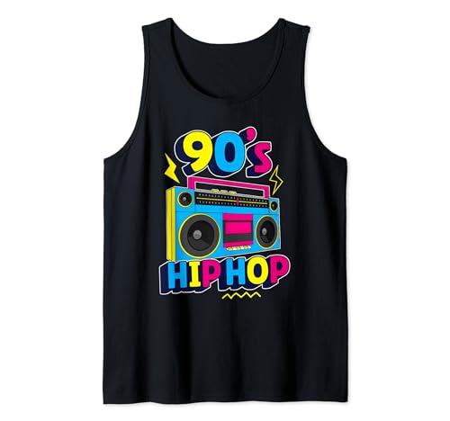 90's Hip Hop Música Clásico 90s Retro Vintage 1990 Noventa Camiseta sin Mangas