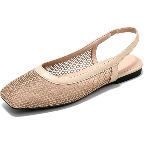 Sandales plates Mary Jane en maille pour femme finies les douleurs aux pieds