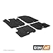 Produktbild Travall Mats Gummifußmatten Kompatibel Mit Dacia Sandero Fließheck Stepway und Logan (Ab 2012) MCV (Ab 2013) TRM1207 - Allwettermatten Nach Maß Fussmatten Set