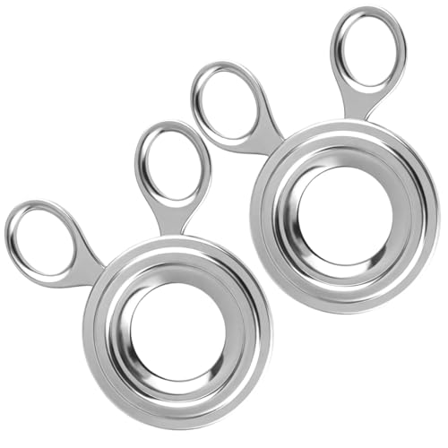 2Pcs Coupe-Oeuf Acier Inoxydable, Oeufs Coupe Coque Inox,Ciseaux à Oeufs Décapant la Coquill, Décapant pour Oeufs Coupe-oeufs pour Ustensiles Accessoire de Cuisine Restaurant