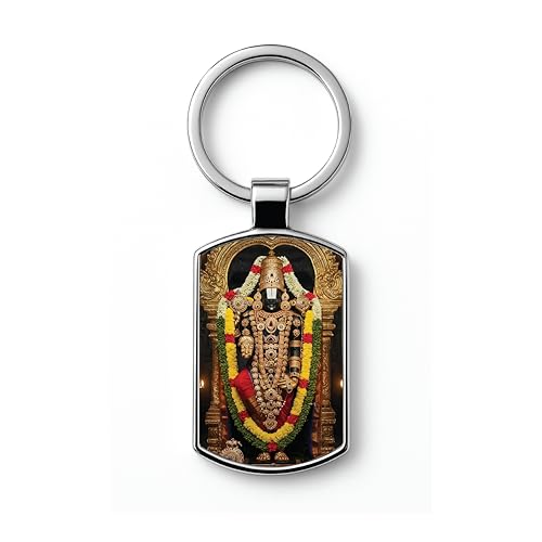 Image of Stylish Metal Keychains with Permanent Glossy Print - Inspirational Quotes & Spiritual Designs - Perfect Key chains for loved ones, Personal Use, Gifts & Return Gifts