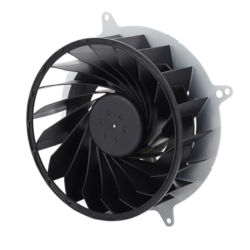 Ventilador de refrigeración para consola contra el calor y ruido interno con diseño de 18 aspas