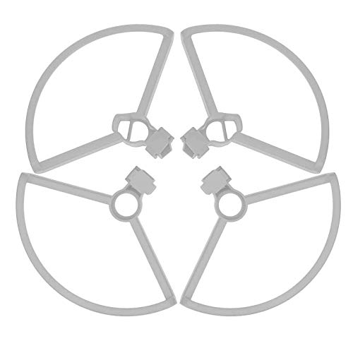 Keenso 4pcs LowNoise Propellers Props Blade Drone Propeller Protector, Blades Ring Guard Fit for Mavic Mini 2 Drone (Grey) Aero Parts Aero Accessories