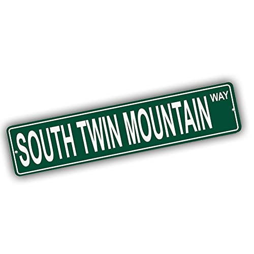 Brotherhood Metal Street Sign for South Twin Mountain - Colorado Wall Decor