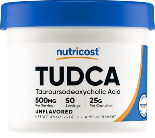 Nutricost Nutricost Tudca Powder 25 Grams (Tauroursodeoxycholic Acid) Gluten-Free sold by Nutricost - Amazon Seller - US