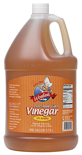 Woeber's Pure Apple Cider Vinegar, 5% Acidity, 128 Ounces (1 Gallon Jug) #TOP1