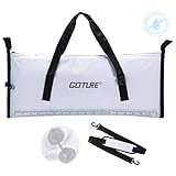 Goture Insulated Fish Cooler Bag, Leakproof Fish Kill Bag, Waterproof Fish Bag with Carry Handle and Strap, Portable Large Fishing Cooler Bag with Drain Plug, Keep Ice Cold All Day, 40inx16.5in