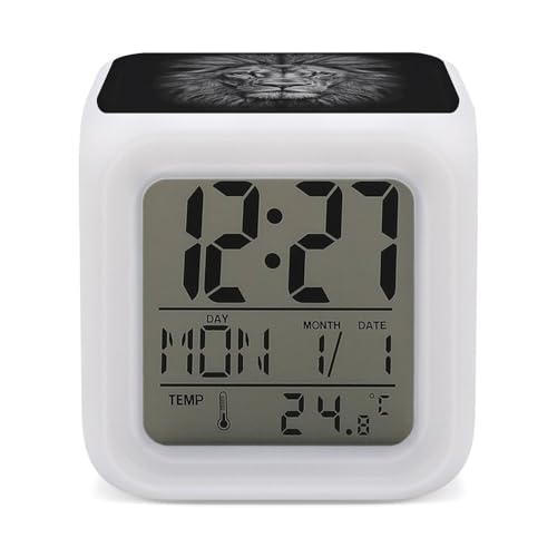 Relojes de entrenamiento para dormir infantil con luces de colores para el cuarto de los niños 2