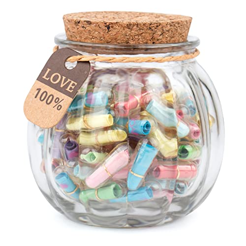 XHDAI Capsule Letters Message in a Bottle Glass，Capsule Message Pills/Love Letter/Cute Gifts Ideas...