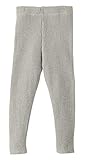 zeitlos und doch schick Disana Strick-Leggings grau Gr.86/92