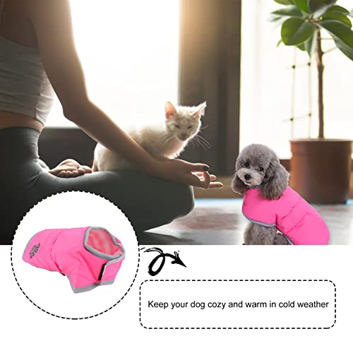 Veste réversible pour chien en polaire chaude et confortable de qualité supérieure Housoutil